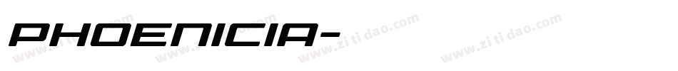 Phoenicia字体转换