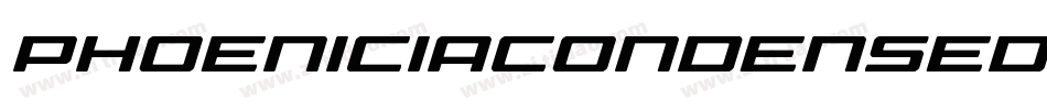PhoeniciaCondensedItalicCondensedItalic-ZAoB字体转换