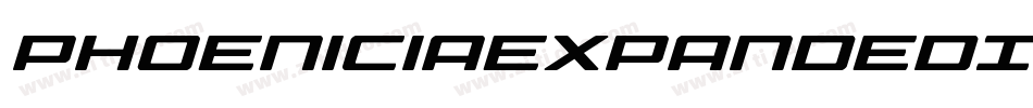 PhoeniciaExpandedItalicExpandedItalic-xE8r字体转换 PhoeniciaExpandedItalicExpandedItalic-xE8r字体转换