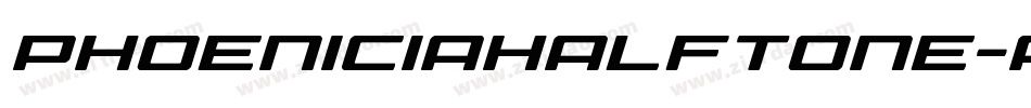 PhoeniciaHalftone-AMJM字体转换