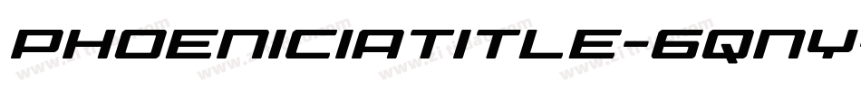 PhoeniciaTitle-6qnY字体转换