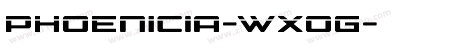 Phoenicia-WxoG字体转换