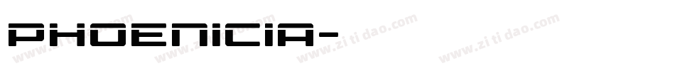 Phoenicia字体转换