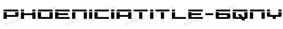 PhoeniciaTitle-6qnY字体转换