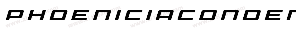 PhoeniciaCondensedItalicCondensedItalic-ZAoB字体转换