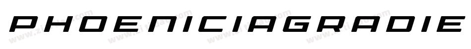 PhoeniciaGradientItalicItalic-DvJ9字体转换