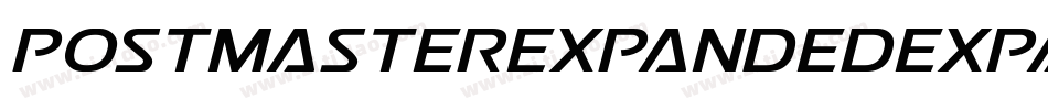 PostmasterExpandedExpanded-PeOd字体转换