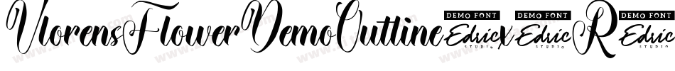 VlorensFlowerDemoOutline-x3R4O字体转换