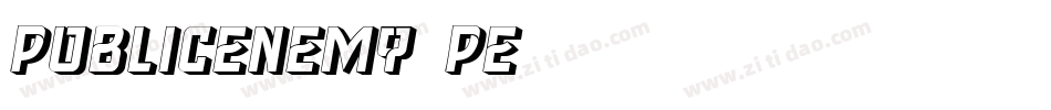PublicEnemy-24pe字体转换