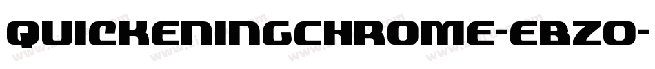 QuickeningChrome-eBZO字体转换