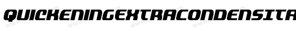 QuickeningExtraCondensItal-pd7v字体转换