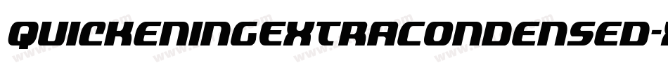 QuickeningExtraCondensed-xe3V字体转换