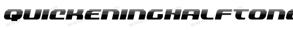 QuickeningHalfToneItalic-VZGx字体转换