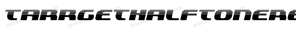 TarrgetHalfToneRegular-gzRY字体转换