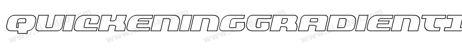 QuickeningGradientItalic-ArLD字体转换 QuickeningGradientItalic-ArLD字体转换