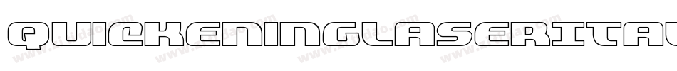 QuickeningLaserItalic-jKEO字体转换
