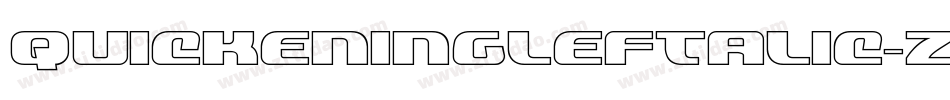 QuickeningLeftalic-za8w字体转换
