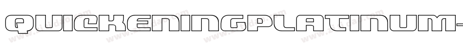 QuickeningPlatinum-yWwd字体转换