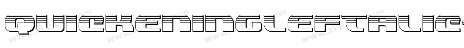 QuickeningLeftalic-za8w字体转换
