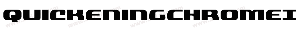QuickeningChromeItalic-W3y9字体转换