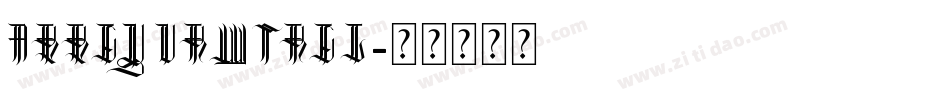 AbbeyURWTReg字体转换