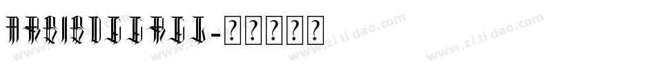 ArsisDEEReg字体转换