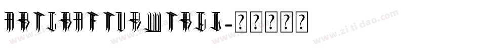 ArtcraftURWTReg字体转换