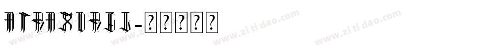 AtraxDReg字体转换