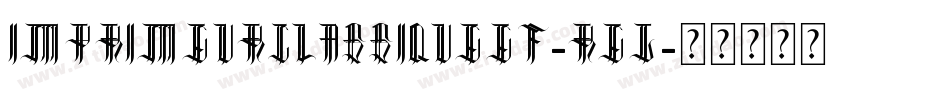 ImprimeurClassiqueEF-Reg字体转换