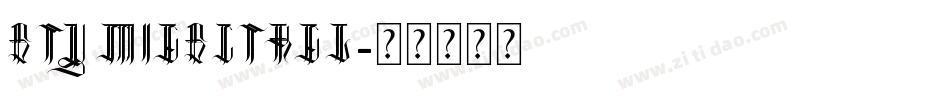 StymieSCTReg字体转换