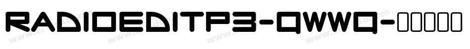 RadioEditP3-qwwq字体转换