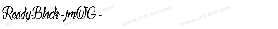 ReadyBlack-jmWG字体转换