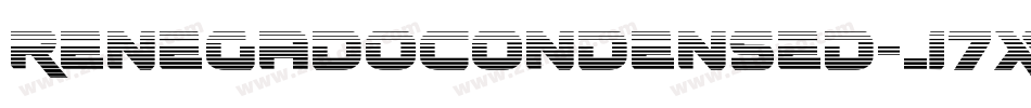 RenegadoCondensed-J7xn字体转换
