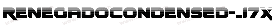 RenegadoCondensed-J7xn字体转换
