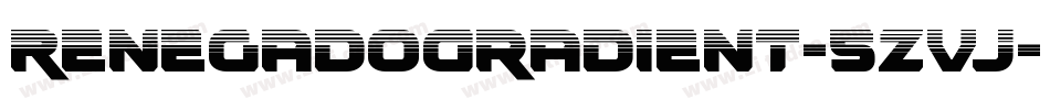 RenegadoGradient-5ZVj字体转换