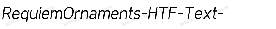 RequiemOrnaments-HTF-Text字体转换