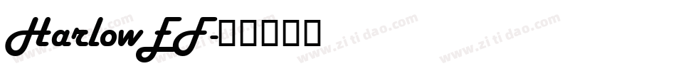 HarlowEF字体转换