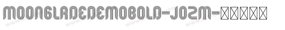 MoongladeDemoBold-jOzM字体转换