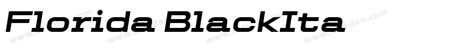 Florida-BlackIta字体转换