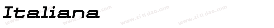 Italiana转换器字体转换
