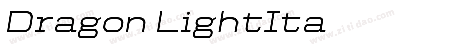 Dragon-LightIta字体转换