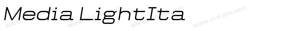 Media-LightIta字体转换