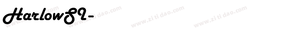 HarlowSI字体转换