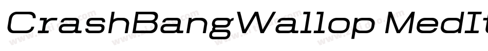 CrashBangWallop-MedIta字体转换