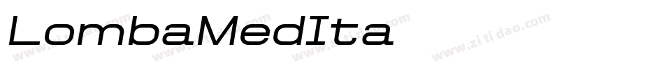 LombaMedIta字体转换