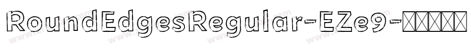 RoundEdgesRegular-EZe9字体转换