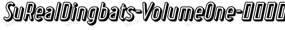 SuRealDingbats-VolumeOne字体转换