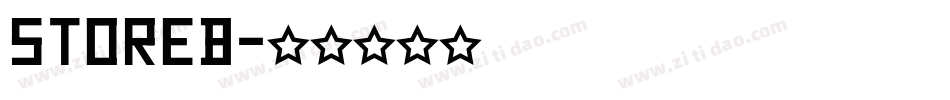 STOREB字体转换