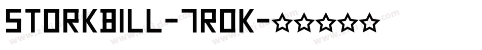 StorkBill-7rOK字体转换