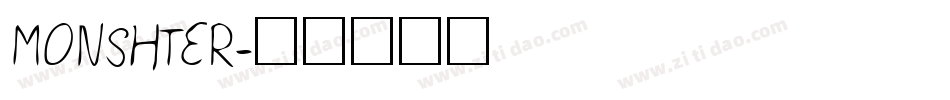 MONSHTER字体转换